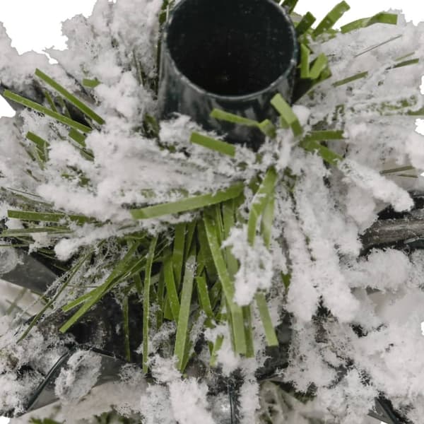 vidaXL Plastgran med snö gångjärn 270 cm