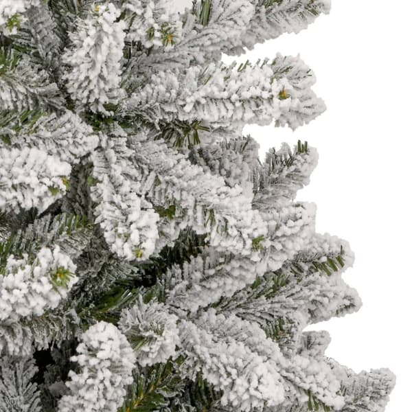 vidaXL Plastgran med snö gångjärn 300 cm