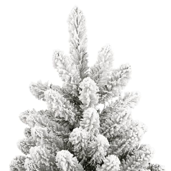 vidaXL Tekojoulukuusi saranoilla ja lumihuurteella 270 cm