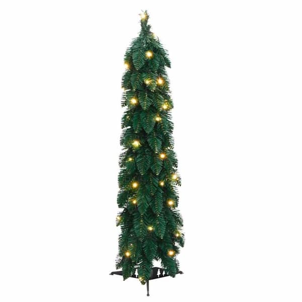 vidaXL Joulukuusi esivalaistu 30 LED-valolla 60 cm
