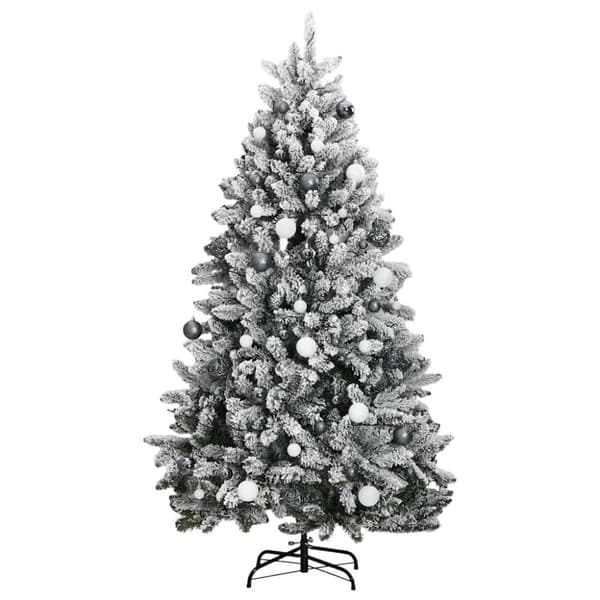vidaXL Tekojoulukuusi saranoilla 300 LED-valoa ja joulupalloa 300 cm