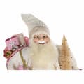 Miniatyrbild 4 av 4: Julgranskula DKD Home Decor Grå Rosa PVC Trä 60 x 50 x 124 cm