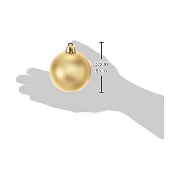 Julgranskulor Decoris Gyllene Plast 12 antal