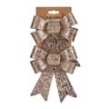 Miniatyrbild 3 av 3: Lasso Krist+ HJ1-12010 Brons PVC 15 x 4 x 16 cm Julgranskula (12 antal)