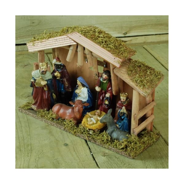 Julkrubba-set Metall