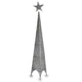 Miniatyrbild 2 av 2: Julgran Krist+ 00157 Silvrig Metall Plast Stjärna Torn 28 x 127 x 28 cm (6 antal)