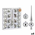Miniatyrbild 1 av 2: Juldekorationer Silvrig PVC (4 antal)