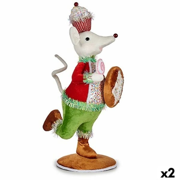 Prydnadsfigur Krist+ 64814926 Mus 20 x 55 x 24 cm (2 antal)