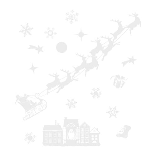 Juldekoration Fönster - Klistermärken
