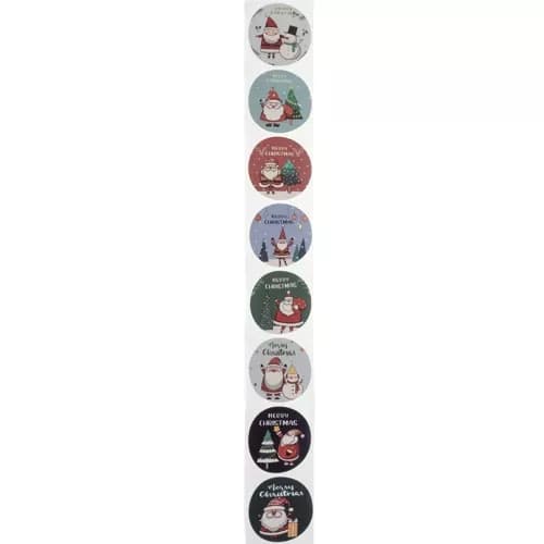 Julstickers / Jul Klistermärken - 500 st