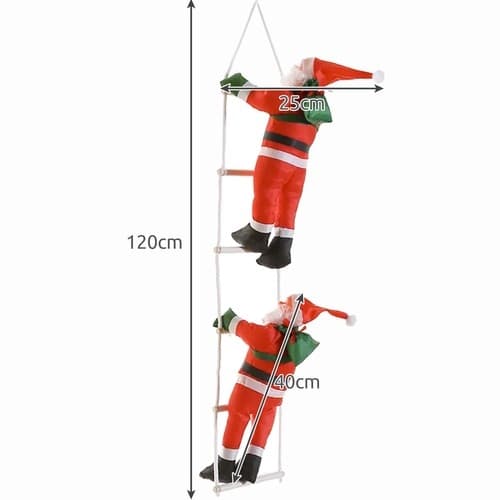 Julemænd på Stige – Juledekoration