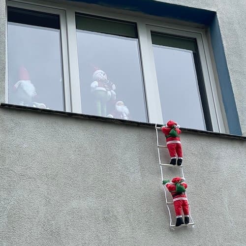 Julemænd på Stige – Juledekoration