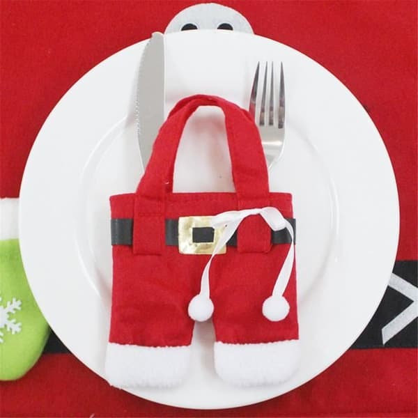 Julkniv och gaffel Bordsdekoration
