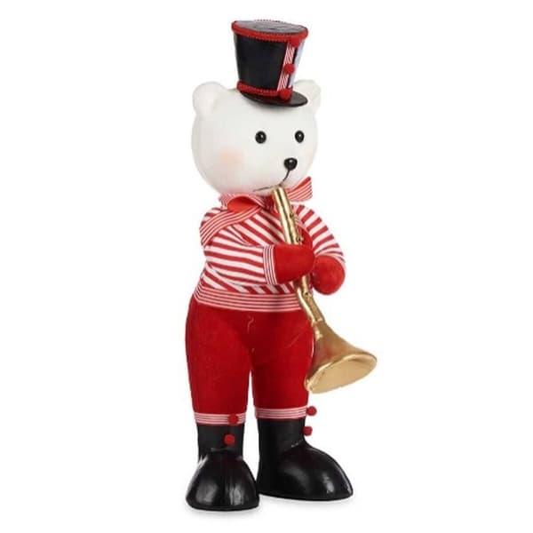 Prydnadsfigur Björn Trumpet Multicolour