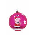Miniatyrbild 1 av 3: Julgranskula Peppa Pig Cosy corner Fuchsia 10 antal Plast (Ø 6 cm)