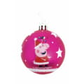 Miniatyrbild 1 av 3: Julgranskula Peppa Pig Cosy corner Fuchsia 6 antal Plast (Ø 8 cm)