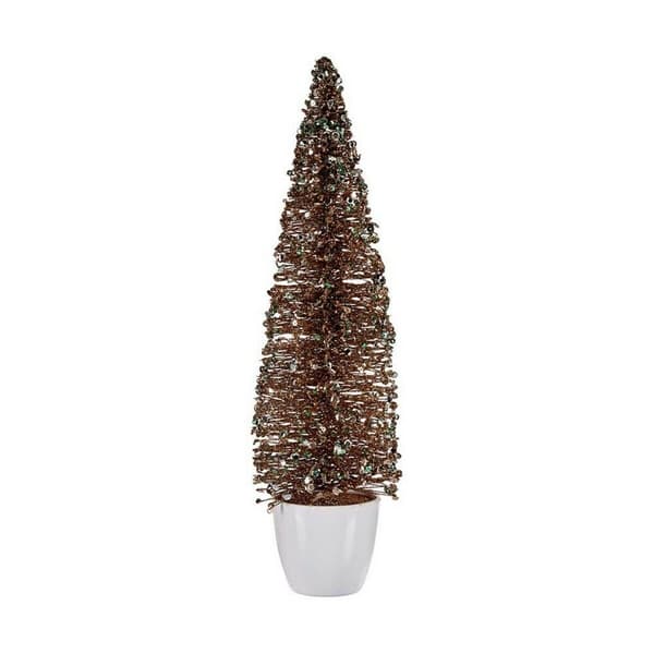 Julgran Stor 10 x 38 x 10 cm Mint Plast champagne