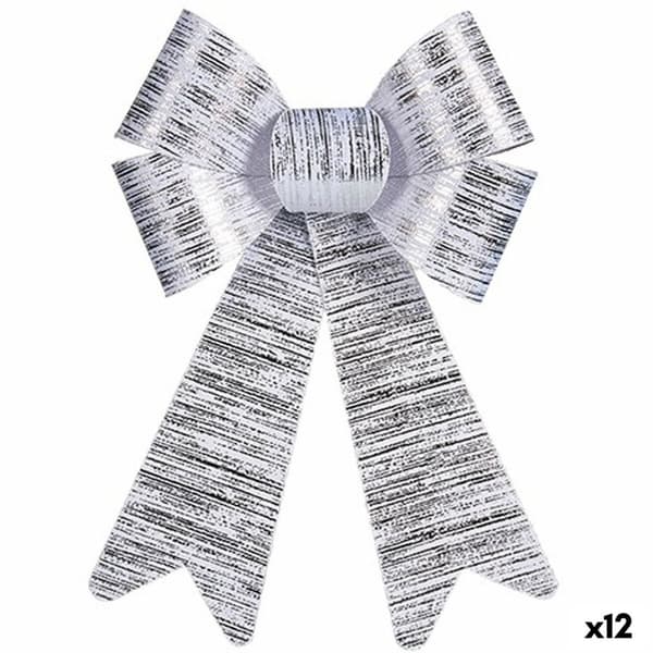 Lasso Krist+ HJ1-12006 Silvrig PVC 16 x 24 x 4 cm Julgranskula (12 antal)