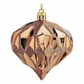 Miniatyrbild 2 av 3: Uppsättning av julkulor Krist+ 00889 Brun Plast Diamant (12 antal)