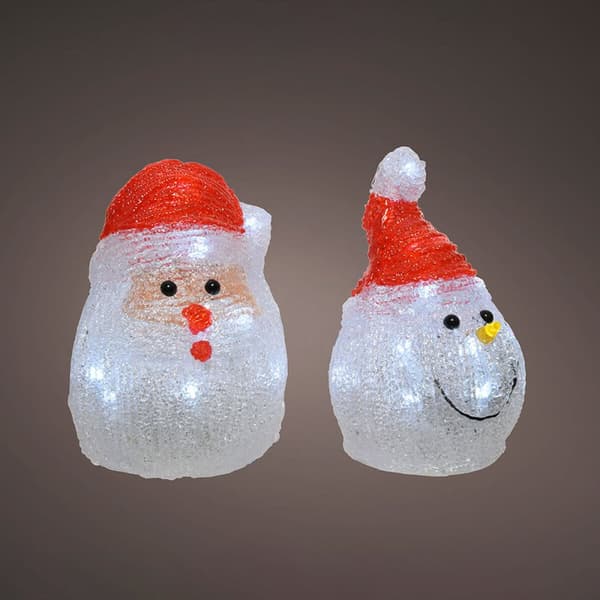 Prydnadsfigur Lumineo 491239 10,5 x 10,5 x 15 cm LED Insida