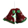 Miniatyrbild 2 av 2: Julgranskula Hängen Köksfläktar Glitter Röd Grön 21 x 14 x 10 cm (12 antal)