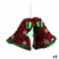 Miniatyrbild 1 av 2: Julgranskula Hängen Köksfläktar Glitter Röd Grön 21 x 14 x 10 cm (12 antal)