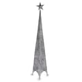 Miniatyrbild 2 av 2: Julgran Krist+ 00160 Silvrig Metall Plast Stjärna Torn 42 x 218 x 42 cm (3 antal)