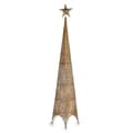 Miniatyrbild 2 av 2: Julgran Krist+ 148 Gyllene Metall Plast Stjärna Torn 34 x 154 x 34 cm (6 antal)