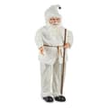 Miniatyrbillede 1 af 2: Julemanden 31 x 94 x 38 cm Hvid Plastik