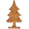 Miniatyrbillede 2 af 3: Dekorativ figur Juletræ Gylden Træ 5,1 x 49,5 x 25,5 cm (6 enheder)