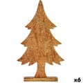 Miniatyrbillede 1 af 3: Dekorativ figur Juletræ Gylden Træ 5,1 x 49,5 x 25,5 cm (6 enheder)