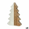 Miniatyrbillede 1 af 2: Dekorativ figur Krist+ 20A154-21 Hvid Natur Juletræ 3 x 21 x 14 cm (6 enheder)