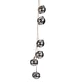 Miniatyrbillede 2 af 2: Julepynt Krist+ 00547-1 Sølvfarvet Metal Rangle 5 x 2,5 x 41 cm (24 enheder)