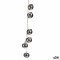 Miniatyrbillede 1 af 2: Julepynt Krist+ 00547-1 Sølvfarvet Metal Rangle 5 x 2,5 x 41 cm (24 enheder)