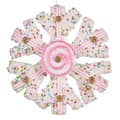 Miniatyrbillede 2 af 2: Julepynt Krist+ 64815311 Hvid Pink Snefnug 17 x 6 x 17 cm (8 enheder)