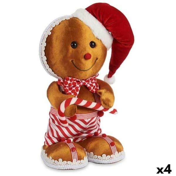 Dekorativ figur Kiks Brun Rød polystyren 19 x 33 x 15 cm (4 enheder)