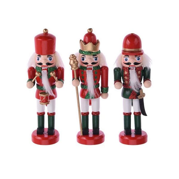 Dekorativ Figur Flerfarget Tre Metall 4 X 3 X 12,5 CM