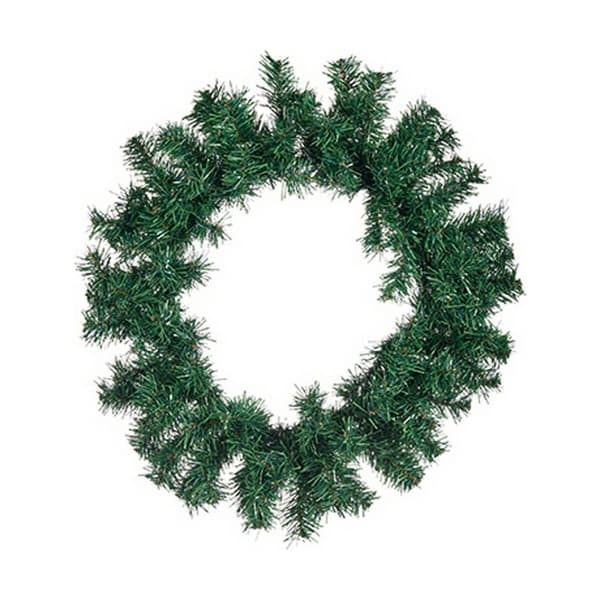 Adventkranse Grønn Plast 40 x 6 x 40 cm