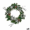 Miniatyrbilde 1 av 2: Adventkranse Krist+ K1912698-1 Grønn Sølv 60 x 13 x 60 cm (4 enheter)