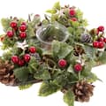Miniatyrbilde 3 av 4: Julelysholder Rød Flerfarget Plast Foam Ananas 28 x 28 x 7 cm