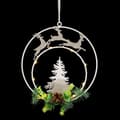 Miniatyrbilde 2 av 2: Julekule Flerfarget Metall Plast 17,5 x 0,5 x 24 cm