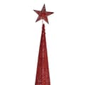 Miniatyrbilde 3 av 3: Juletre Krist+ 00155 Rød Metall Plast Tårn 42 x 218 x 42 cm (3 enheter)