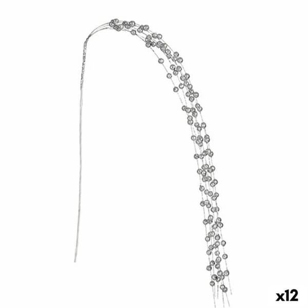Oksa 140 cm Pallot Hopeinen (12 osaa)