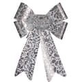Pikkukuva 2 / 2: Lasso Krist+ HJ1-12011 Hopeinen PVC Printattu 16 x 24 x 4 cm Joulukuusenpallo (12 osaa)