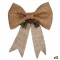 Pikkukuva 1 / 2: Joulukuusenpallo Krist+ 65584 Ruskea Punainen Vihreä Luonnonkuitu 24 x 5 x 34 cm Lasso (12 osaa)