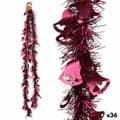 Miniatyrbilde 1 av 2: Julegirlander Tinsel Hetter Fuksia Plast 12 x 12 x 200 cm (36 Enheter)