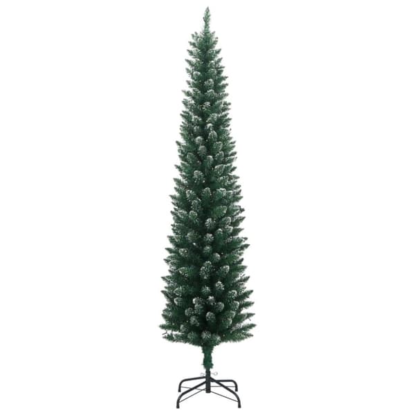 vidaXL Plastgran smal 300 LEDs 180 cm