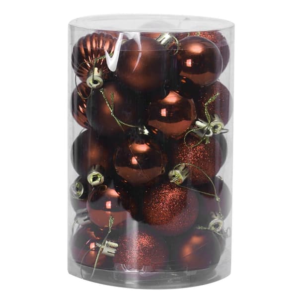 Julgranskulor Bruna 34 st SYSD1688-038