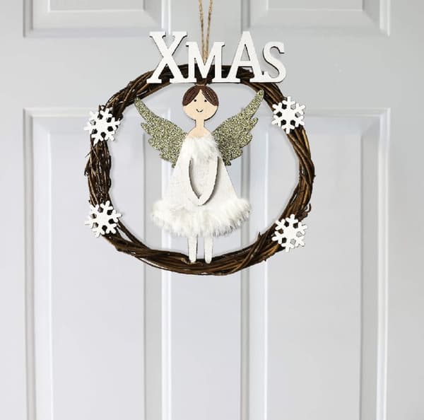 Rund juledekoration 16 cm KL-21X15