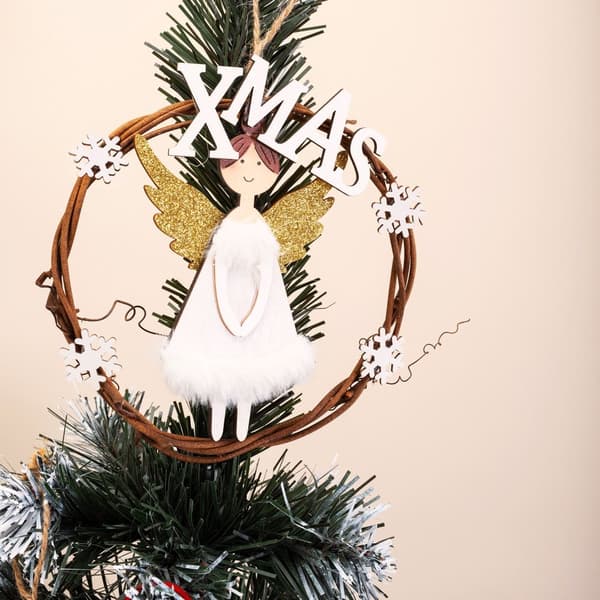 Rund juledekoration 16 cm KL-21X15